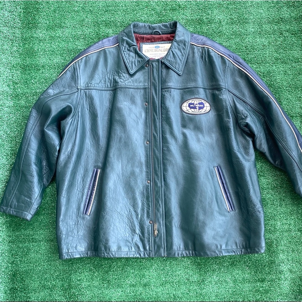 Vintage Wu Tang Wu Wear Leather Jacket - Picture 2 of 4